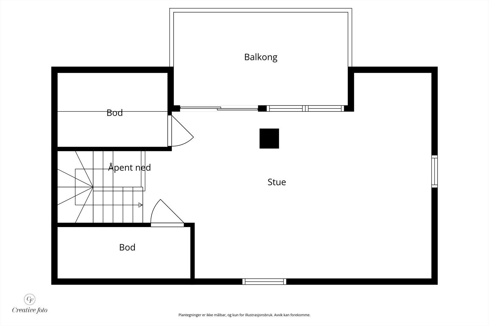 Plantegning Galleribilde