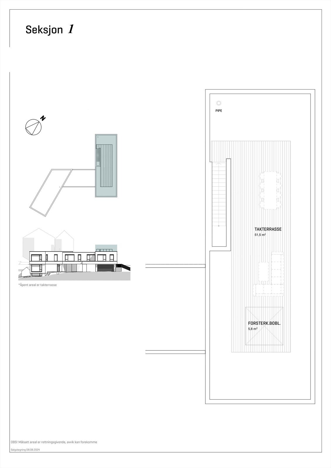 Plantegning 3. etasje. Angitte arealer i rombenevnelsene kan avvike fra virkeligheten, og ikke å anse som korrekte. Dette er byggetegninger. Galleribilde