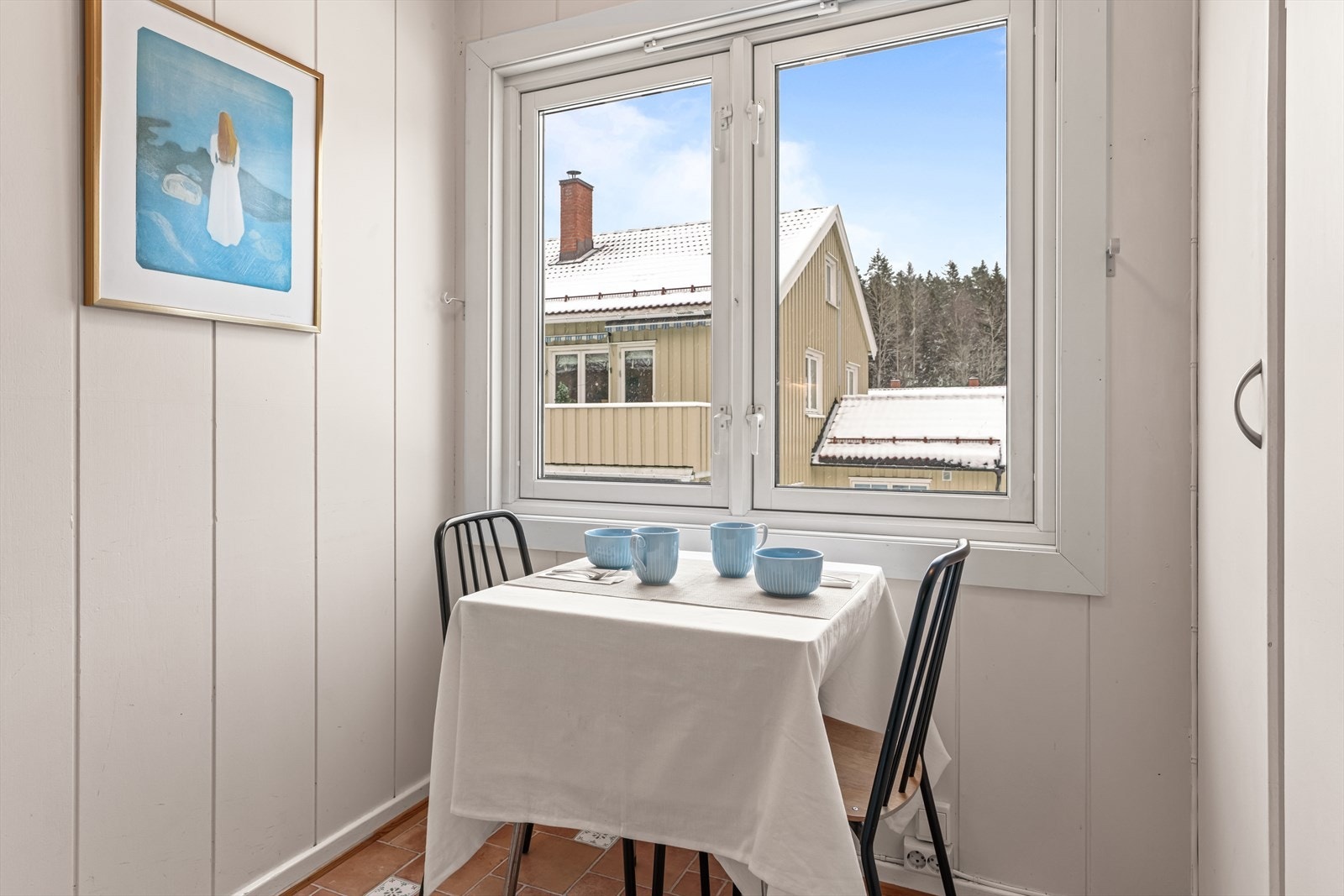 Nydelig utsyn mot idylliske Østmarka. Galleribilde