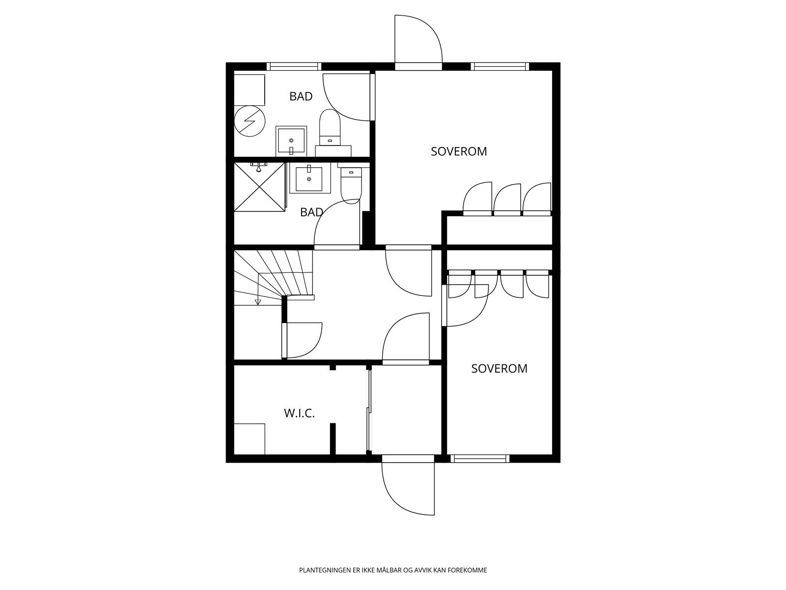 Plantegning 1. etg. Galleribilde