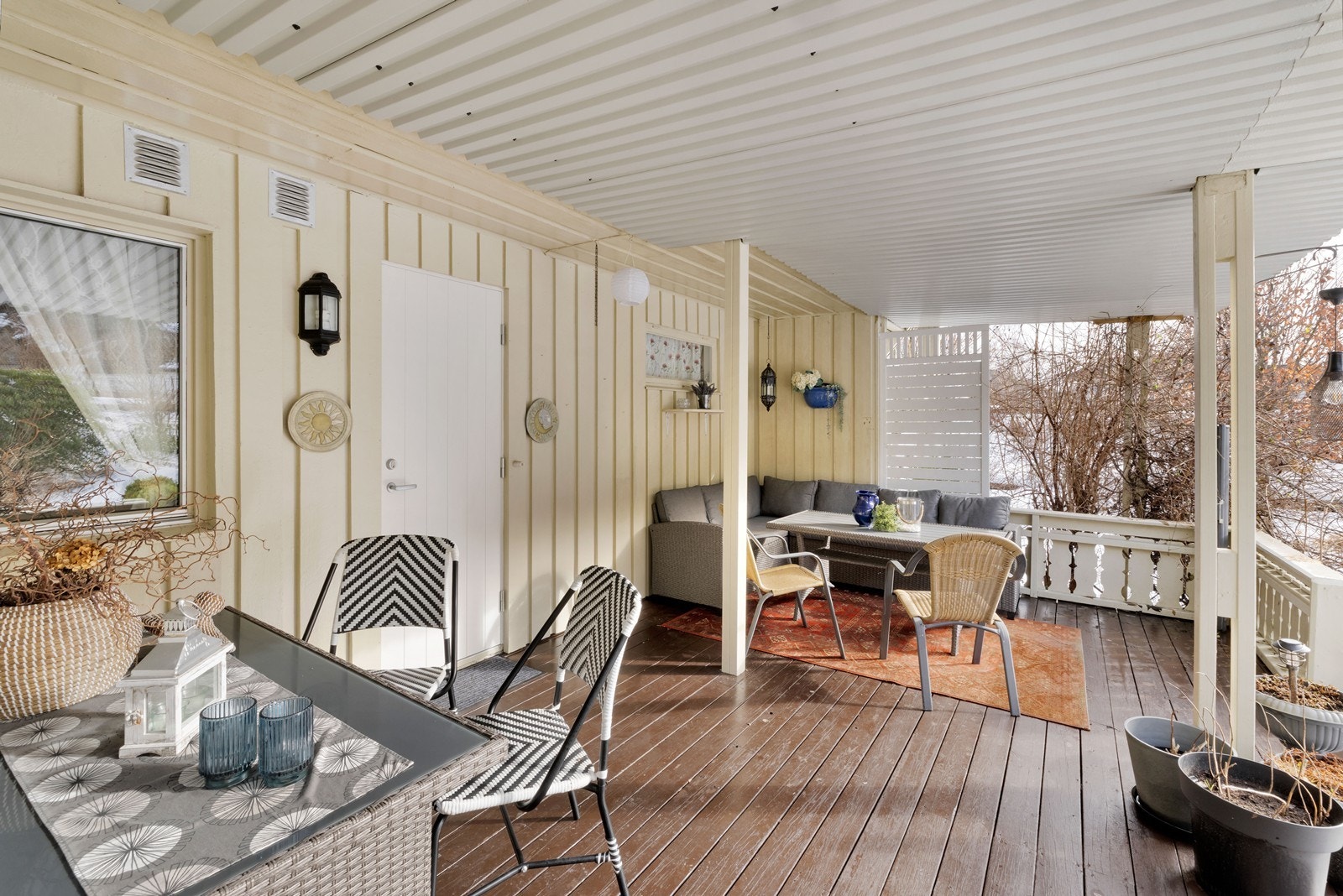 Terrassen er på ca 24 kvm Galleribilde