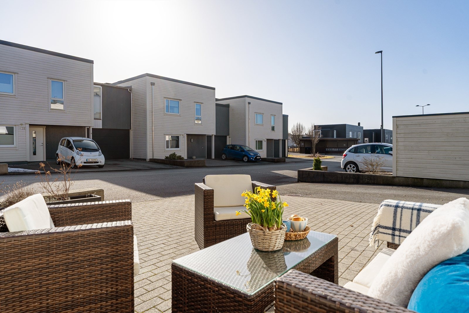 Veletablert og rolig nabolag Galleribilde