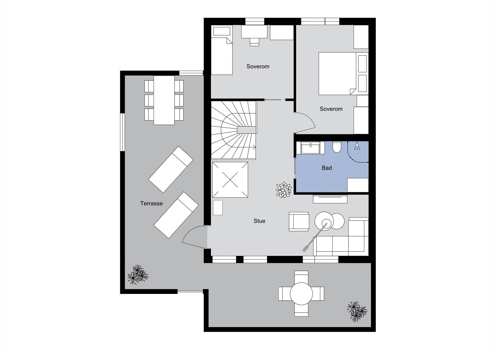 Plantegning - 2. etasje Galleribilde