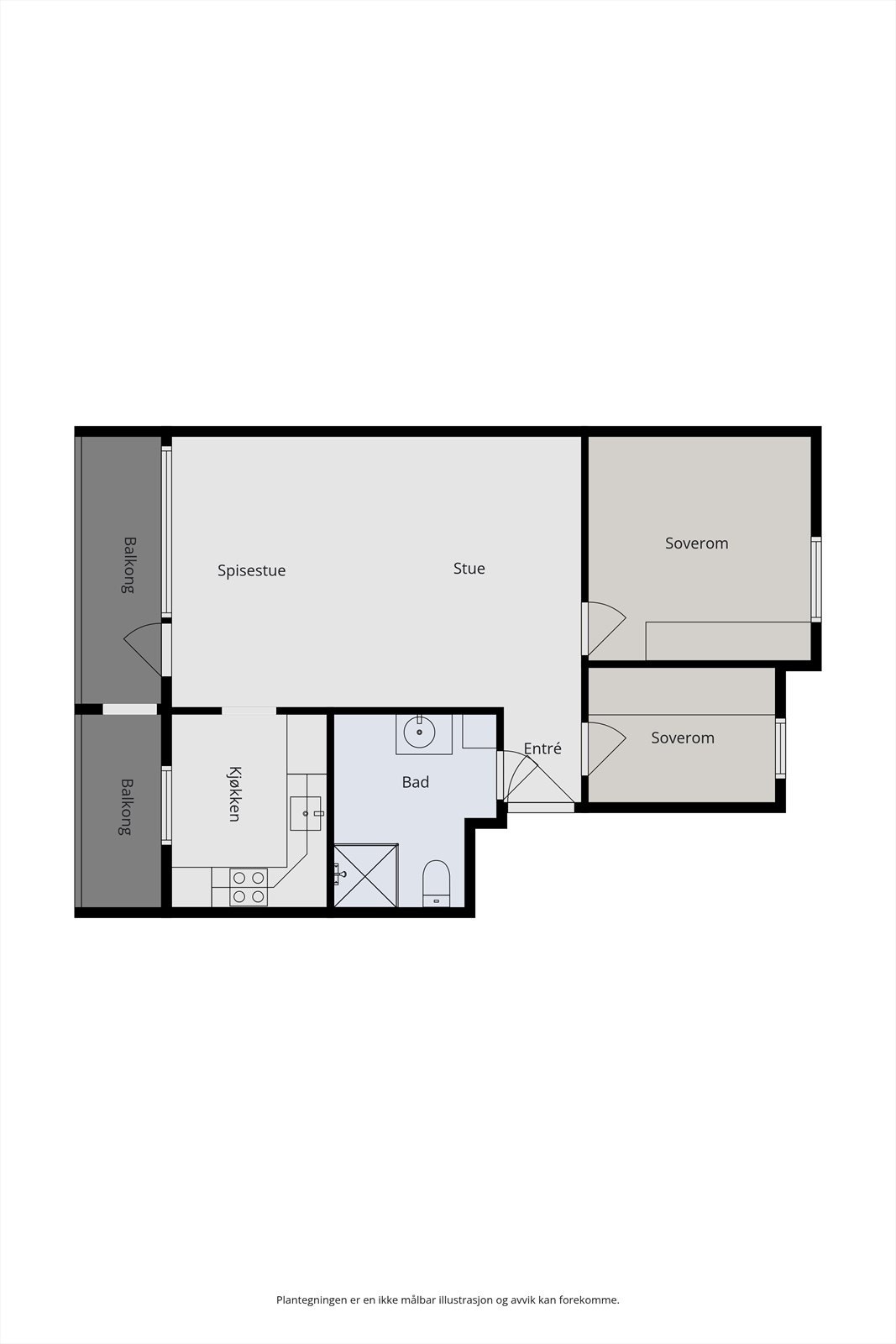 Plantegning Galleribilde