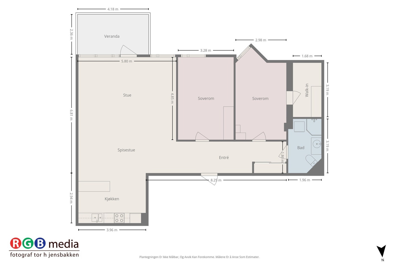 Plantegning Galleribilde