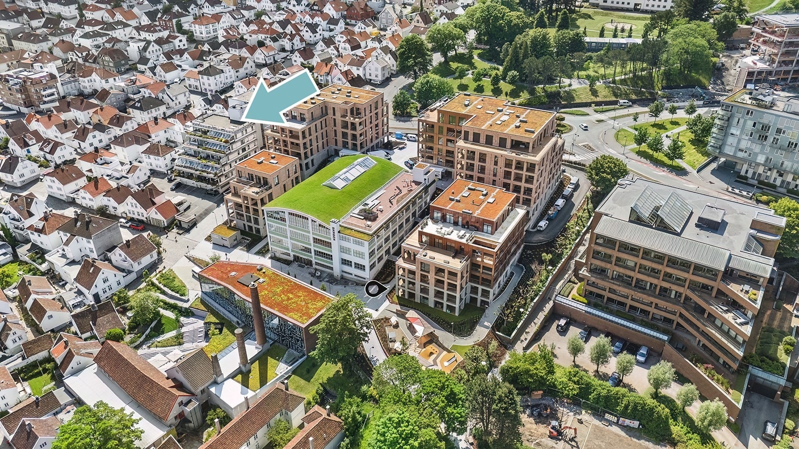 Dronefoto Galleribilde