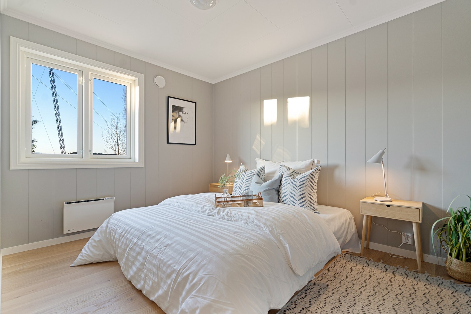 Romslig soverom Galleribilde