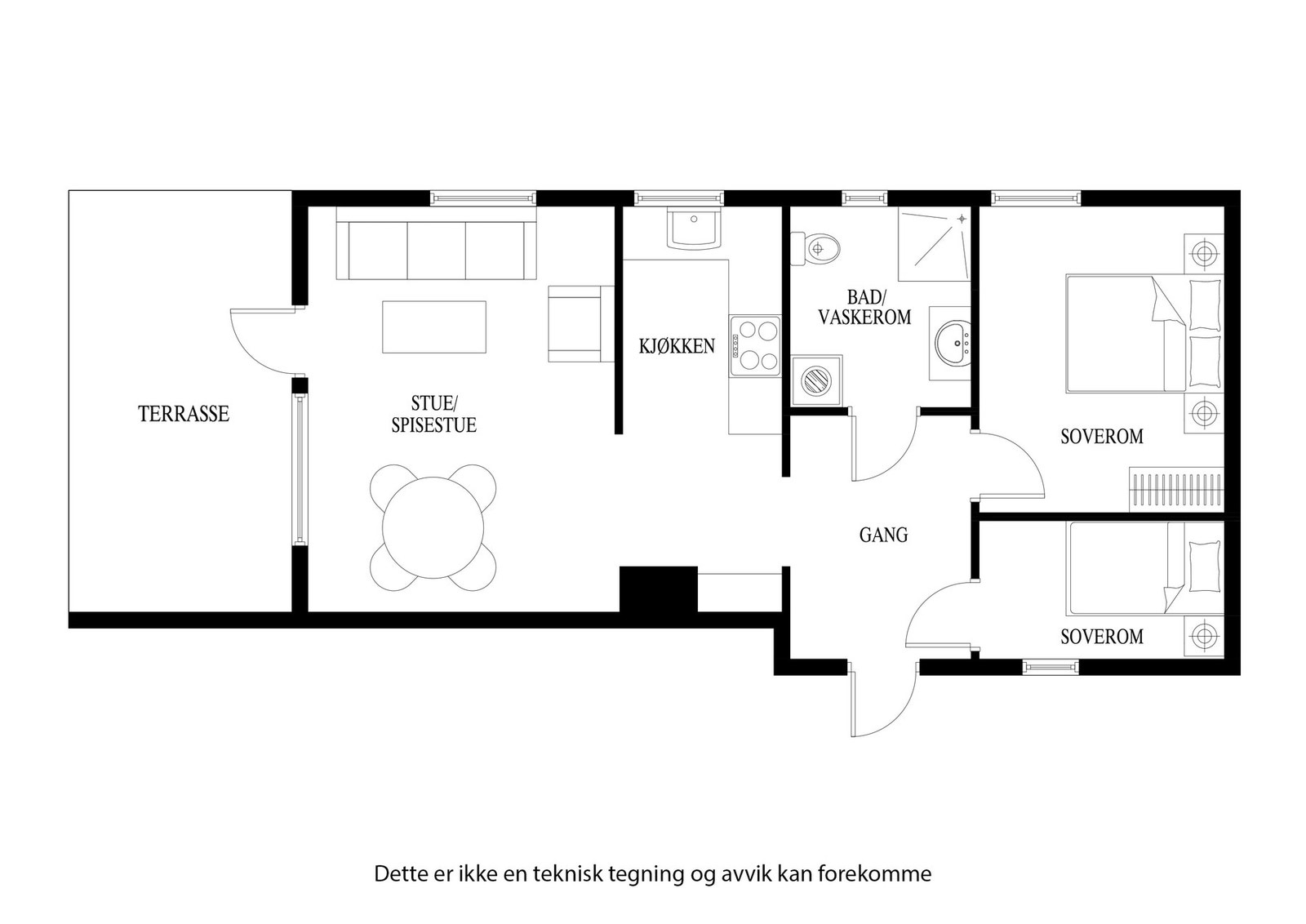 Plantegning Galleribilde