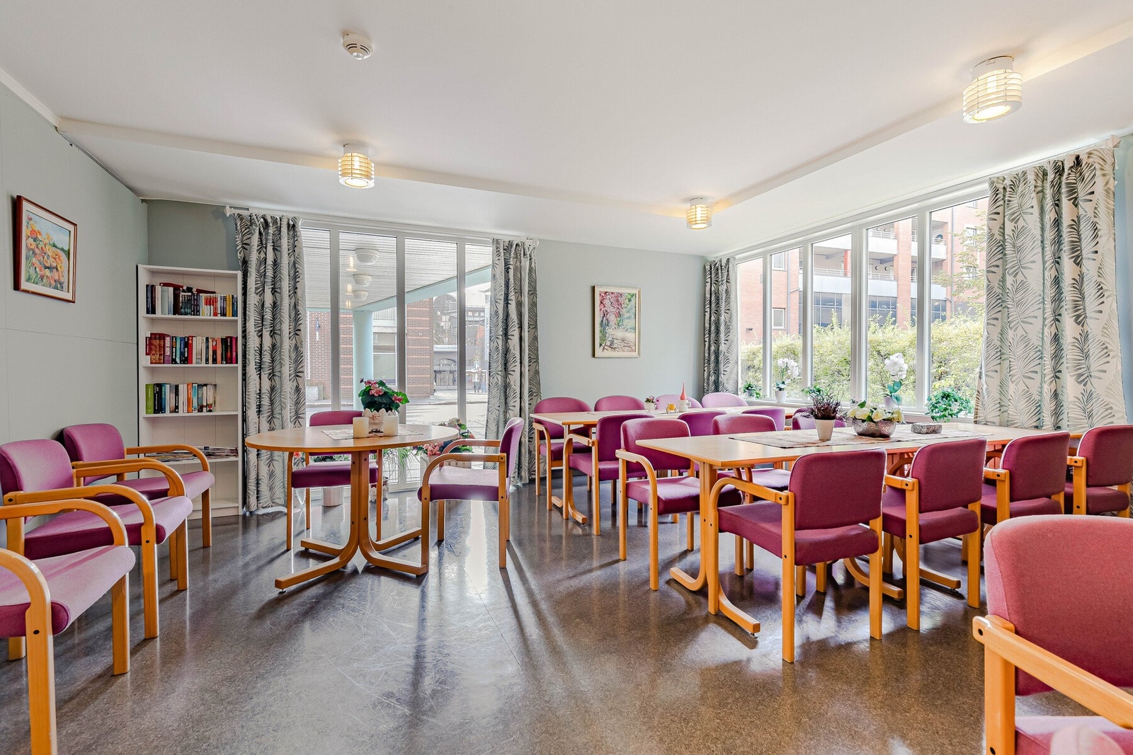 Samlingslokale i borettslaget. Galleribilde