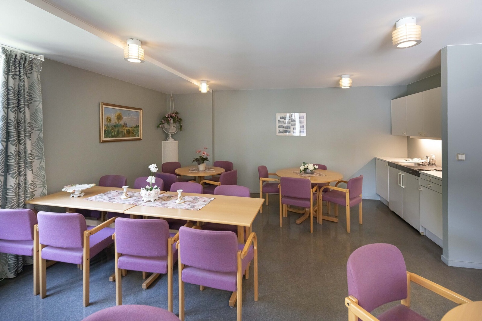 Samlingslokale i borettslaget. Galleribilde