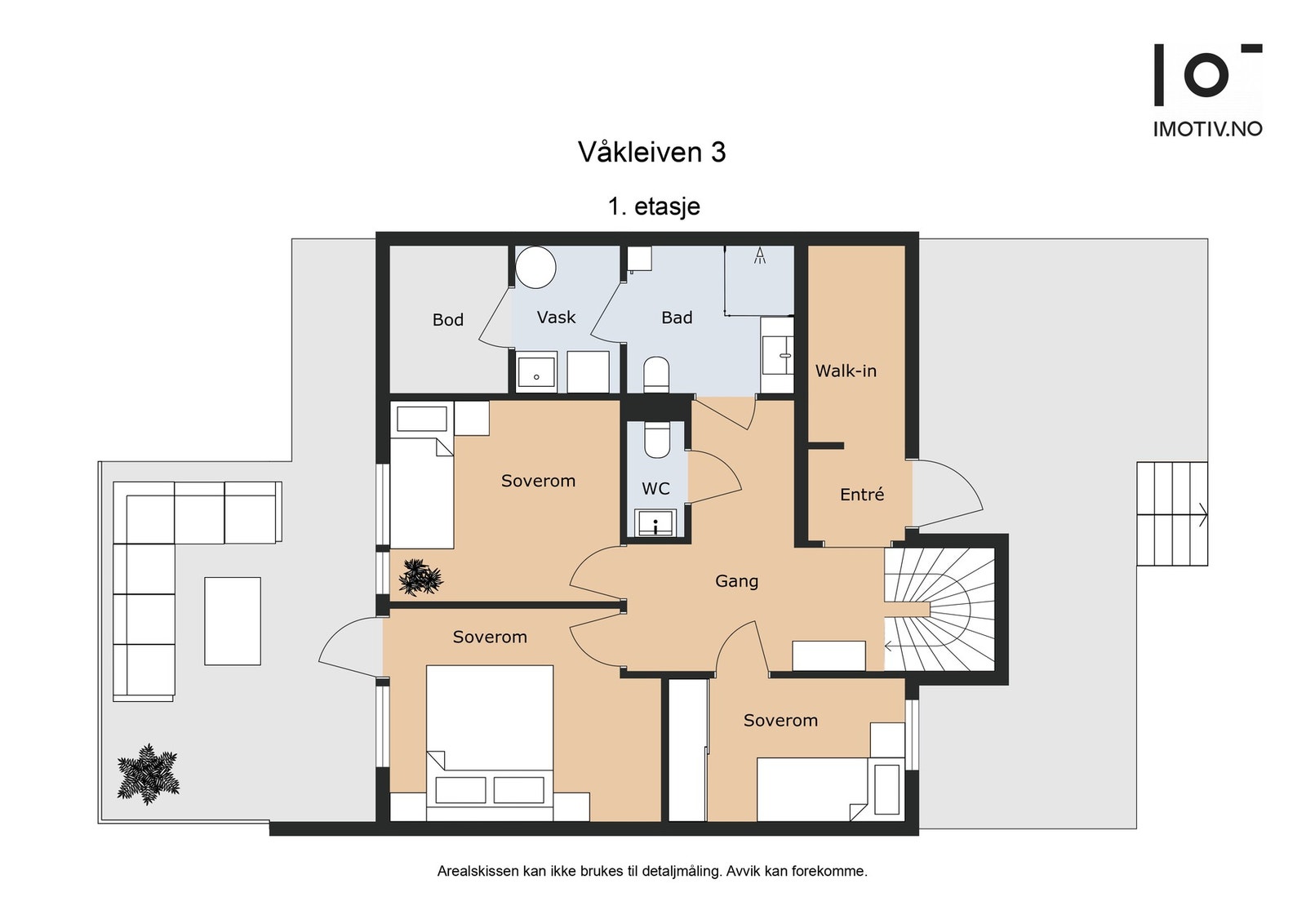 Plantegning 1. etasje. Galleribilde