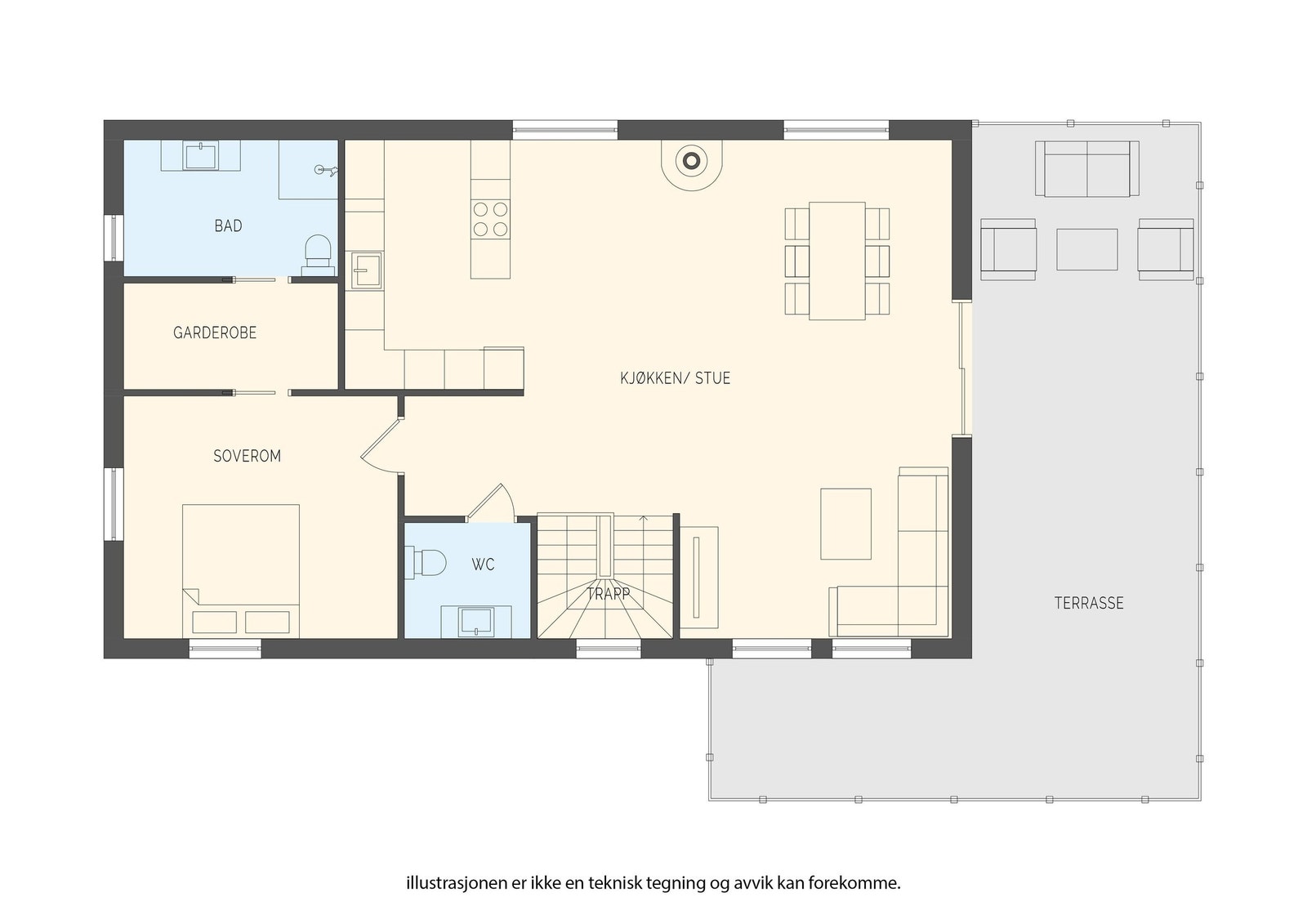 Plantegning 2.etasje Galleribilde
