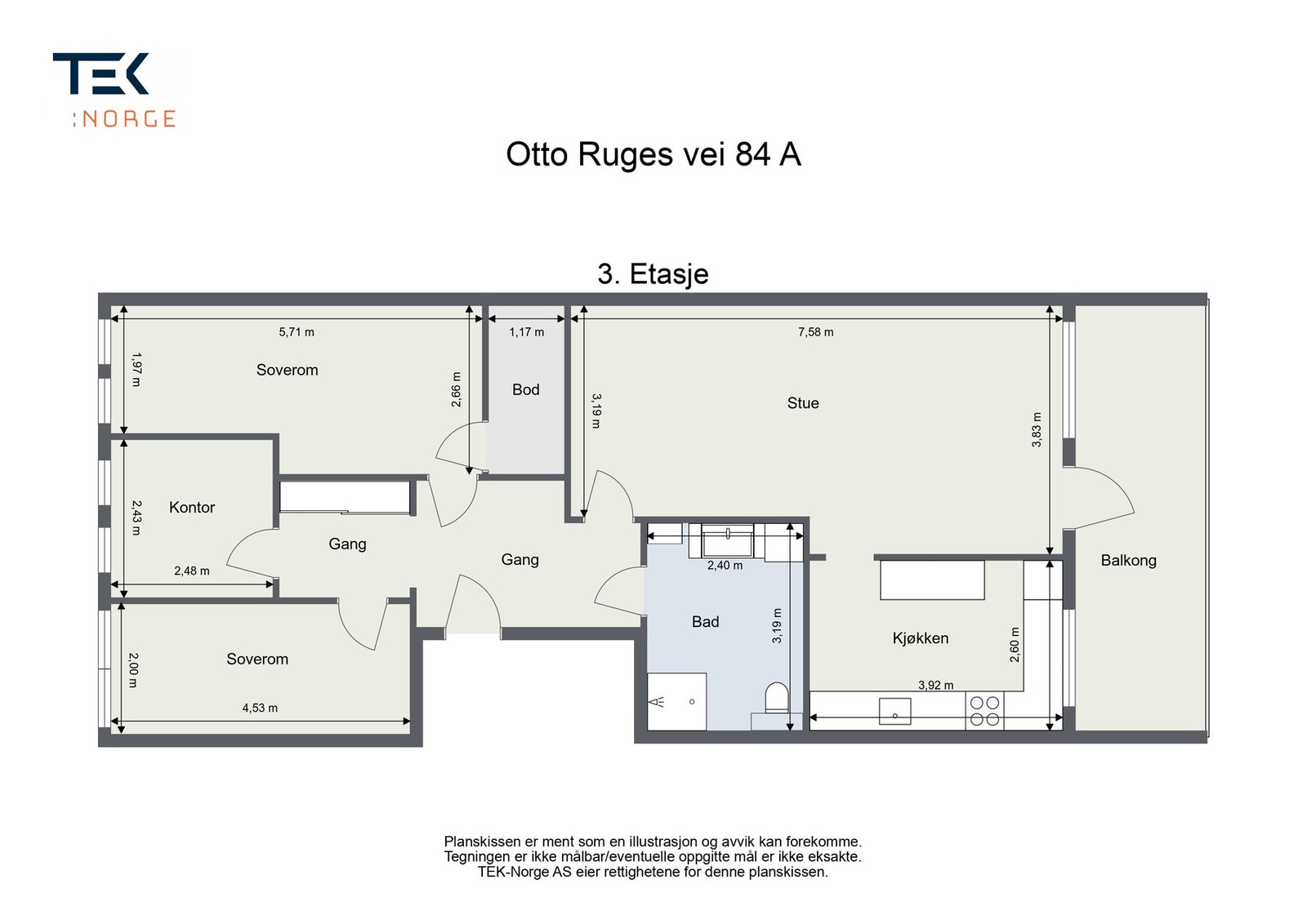 Plantegning Galleribilde