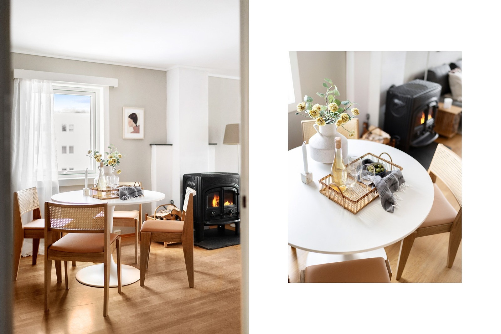 Hyggelig stue med mye naturlig lysinnslipp Galleribilde