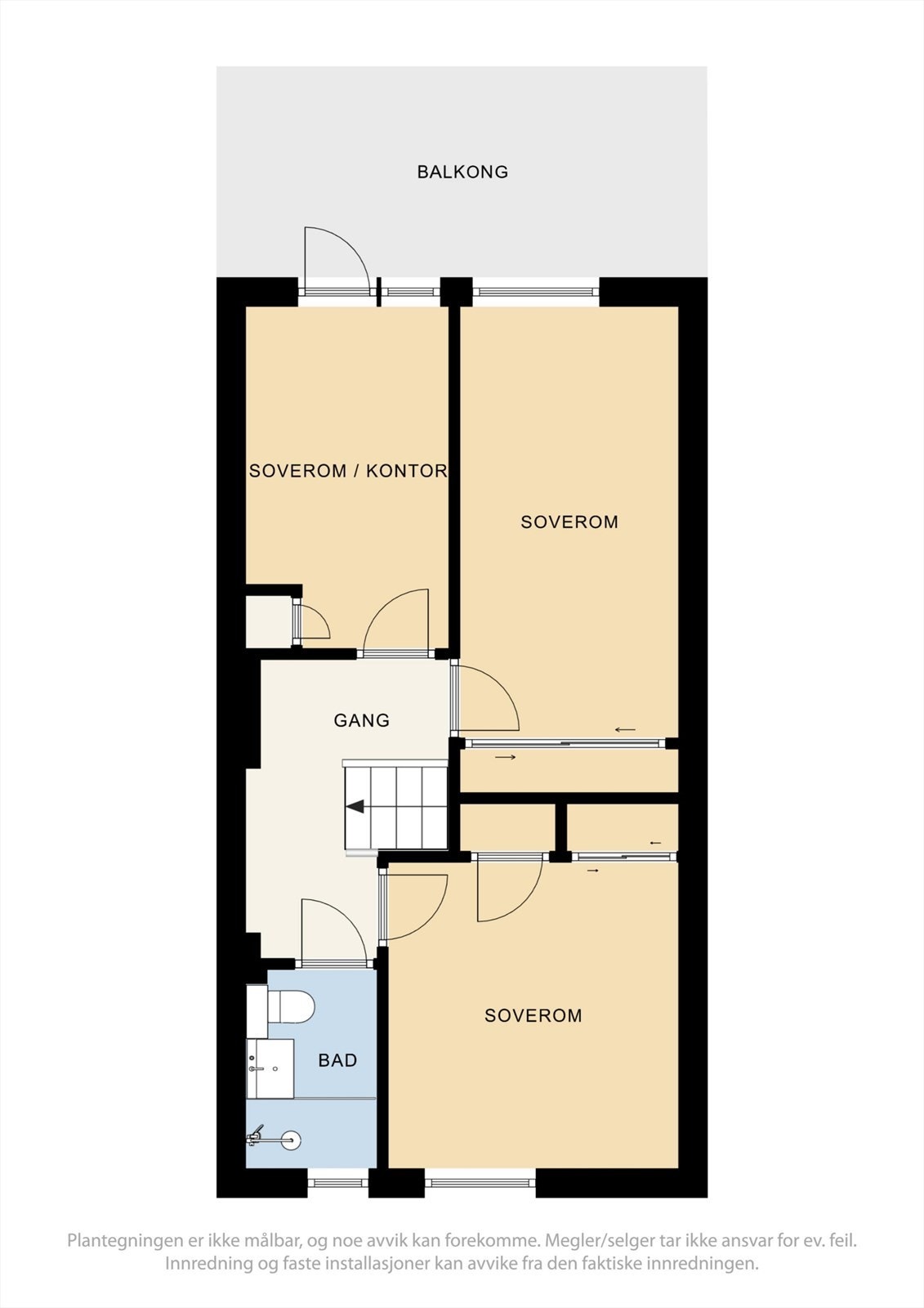Plantegning 2. etg. Galleribilde