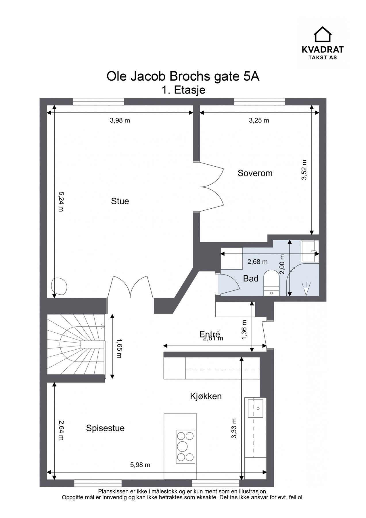 Plantegning - 1.etasje Galleribilde