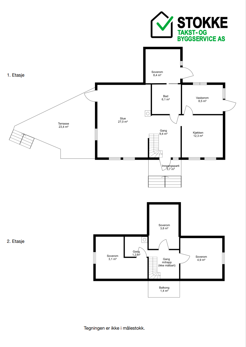 Plantegning bolig. Galleribilde