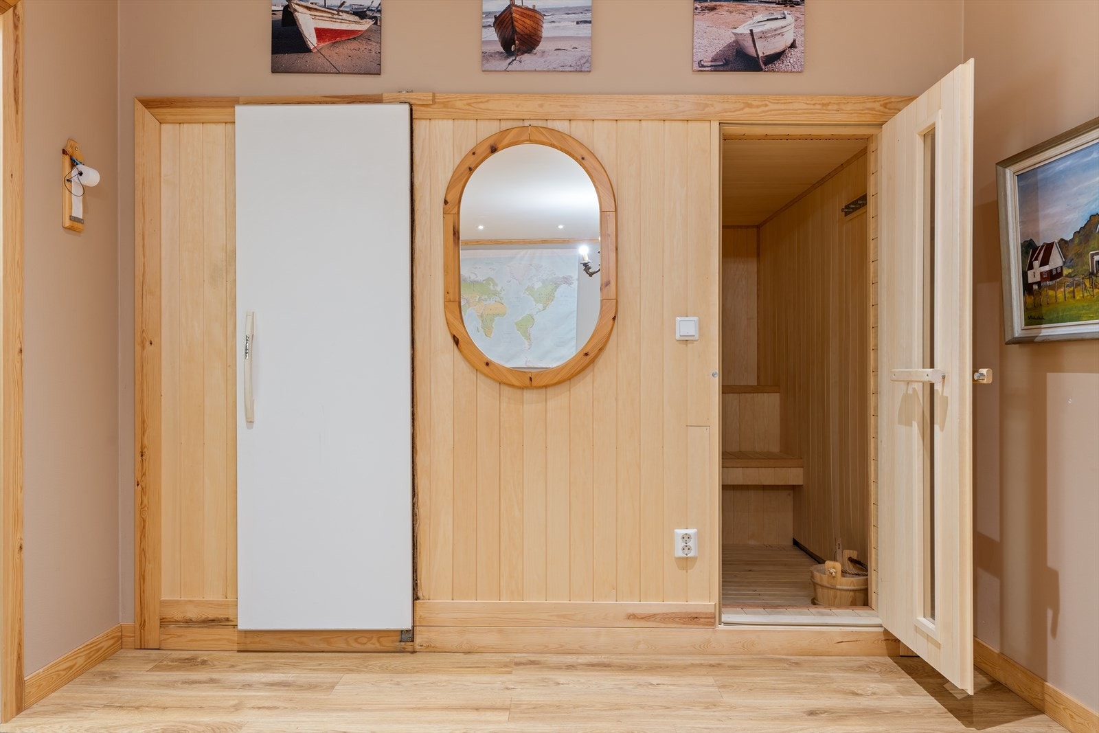 Badstue i boligen Galleribilde