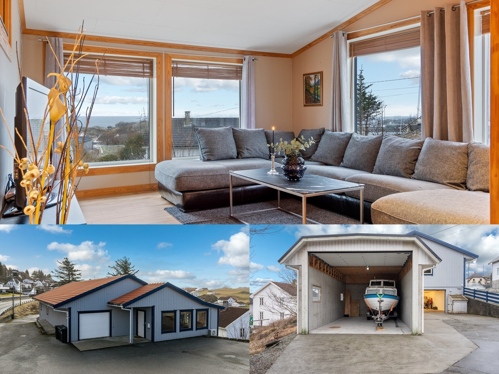 Eiendomsmegler 1 v/Morten Karlsen presenterer Vestre Karmøyveg 817! Enebolig med totalt 230 kvm garasje/lager/verksted - Velholdt bolig med god standard | Foto: Vestbris Galleribilde