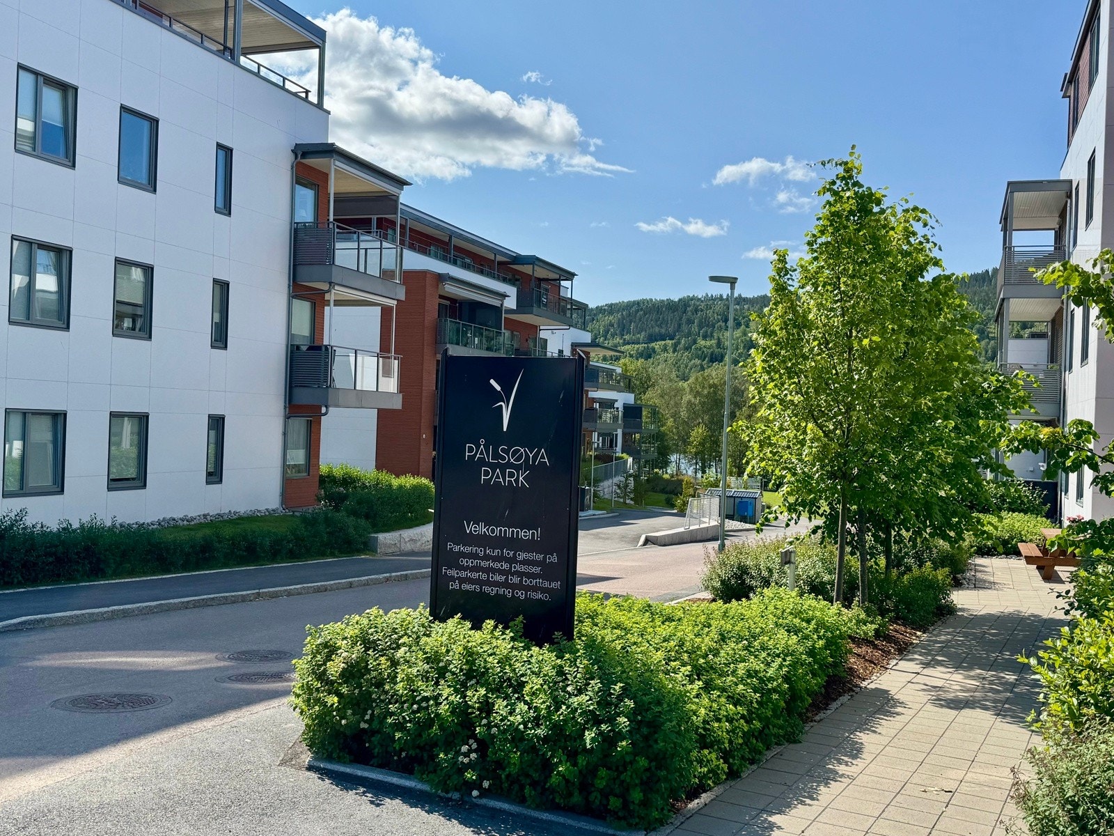 Pålsøya Park har blitt et attraktivt boligområde ved elva Galleribilde