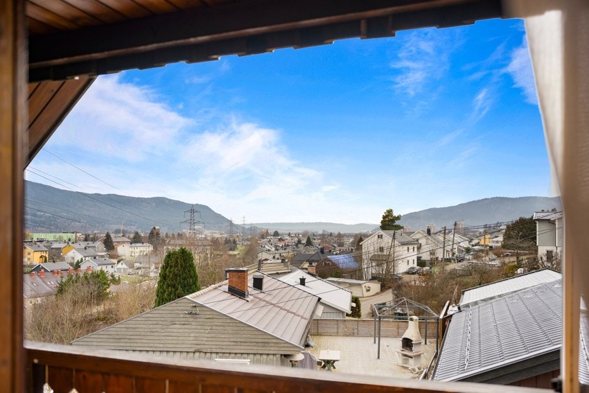 Utsikt fra balkongen Galleribilde