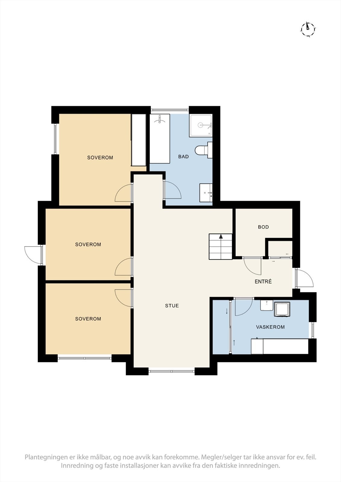 Plantegning 1.etasje. Galleribilde