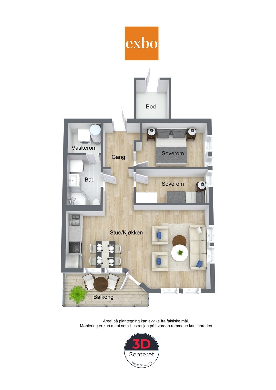 Plantegning Galleribilde