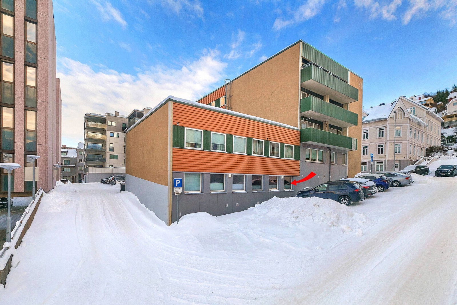 Adkomst via Brattbakken Galleribilde