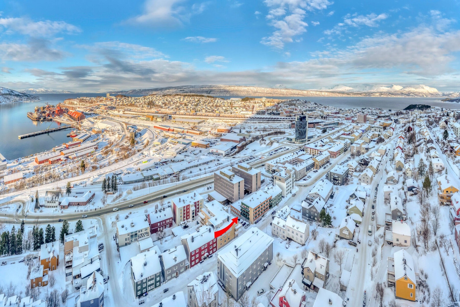 Gangavstand til butikker, kjøpesenter, serveringsteder mm. Galleribilde