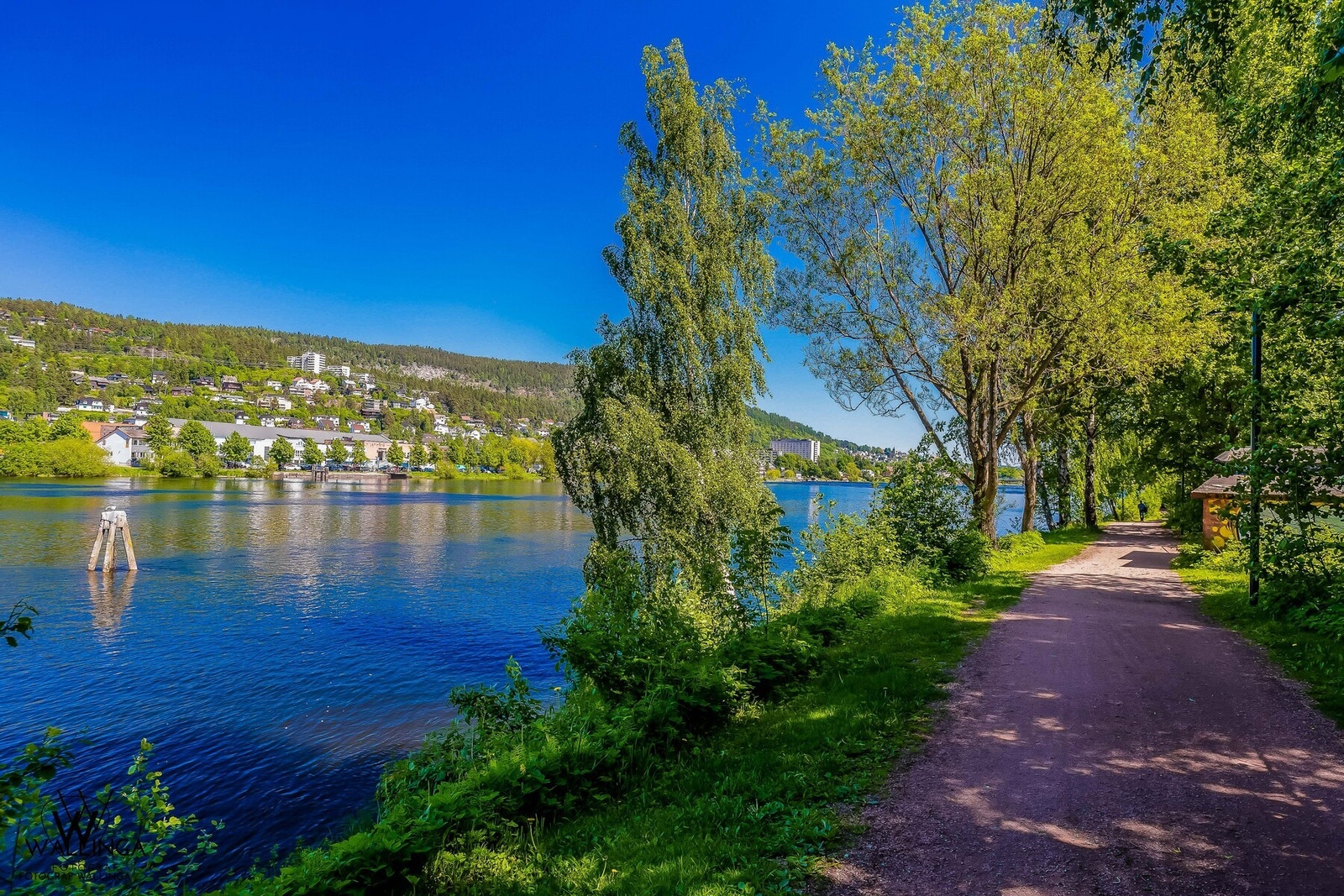 I umiddelbar nærhet er det flotte turmuligheter langs elvebredden som går hele veien til sentrum. Galleribilde