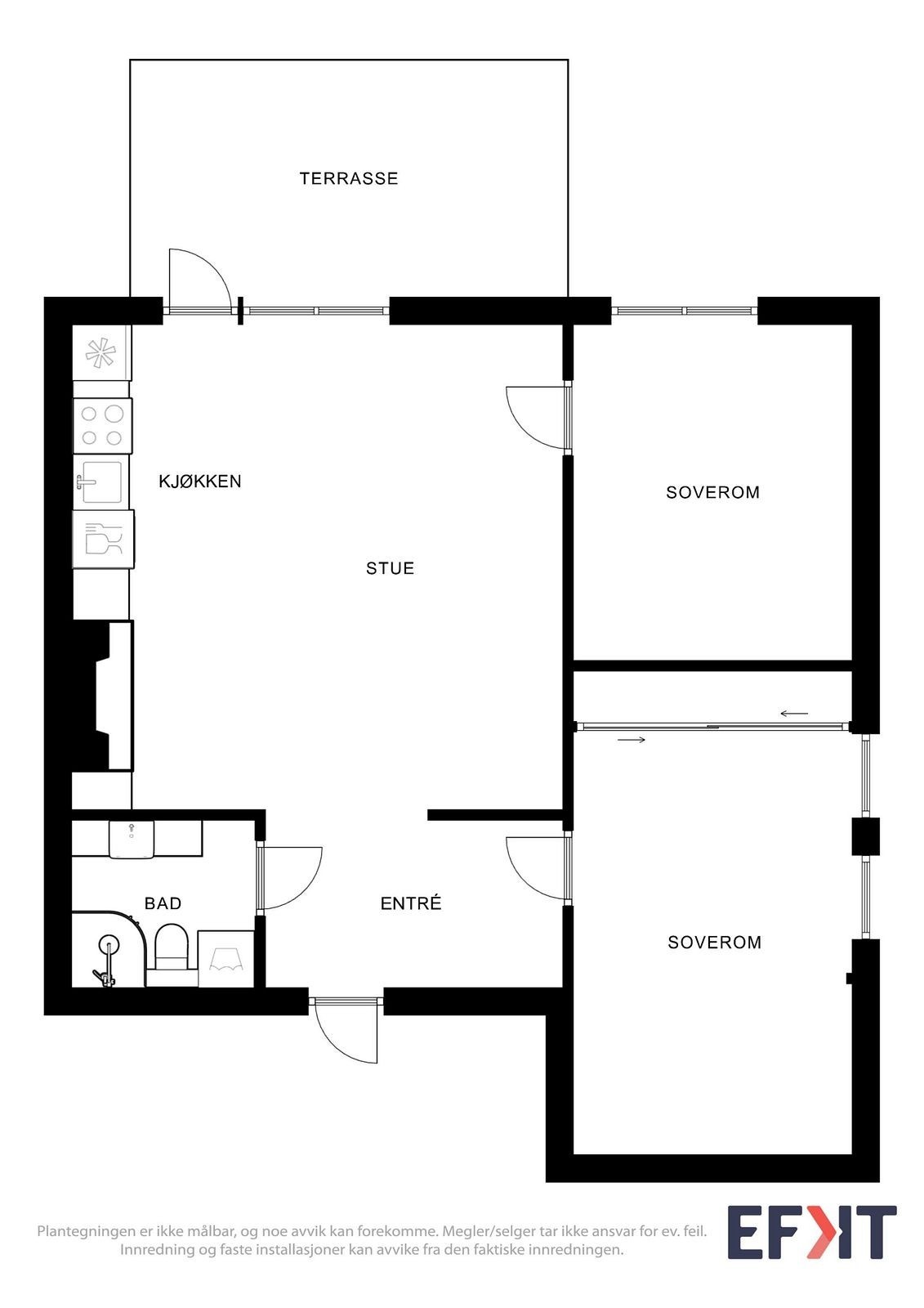 Plantegning Galleribilde