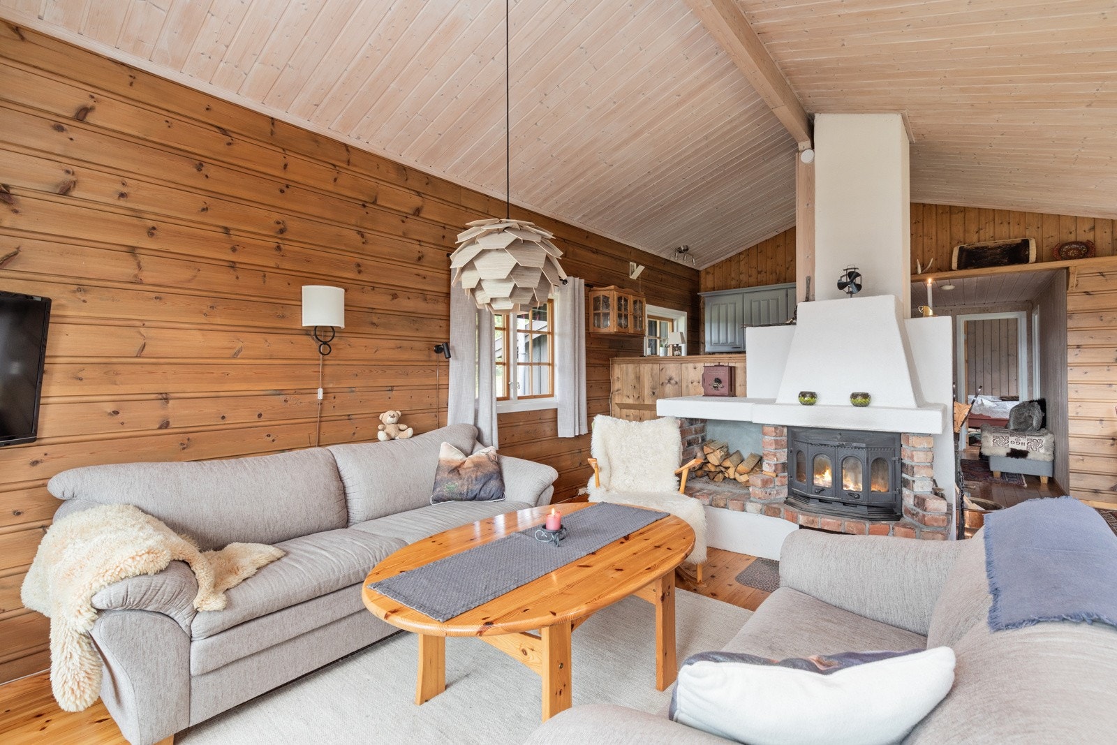 Stuen har en lun og fin atmosfære Galleribilde