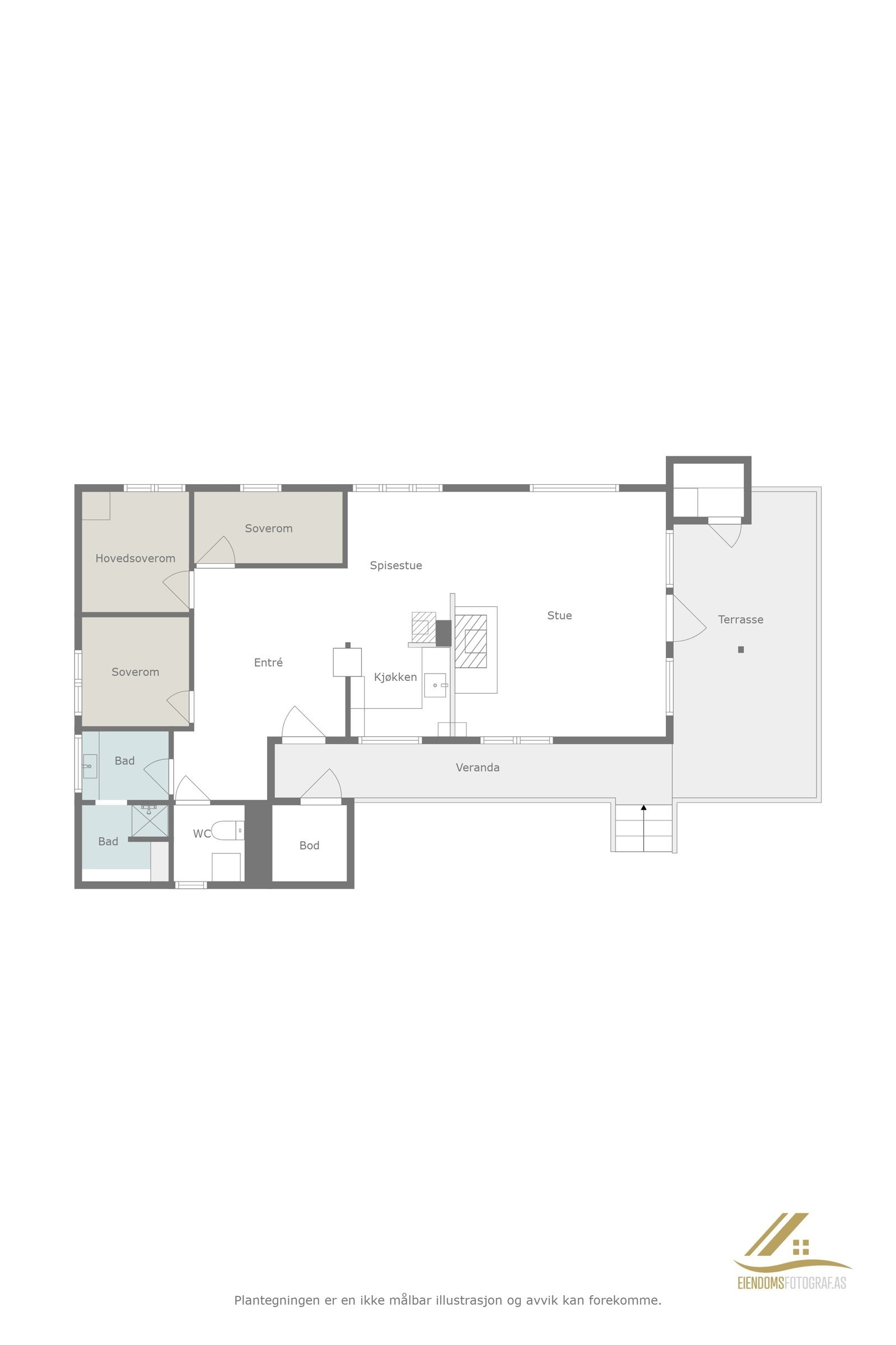 Plantegning Galleribilde