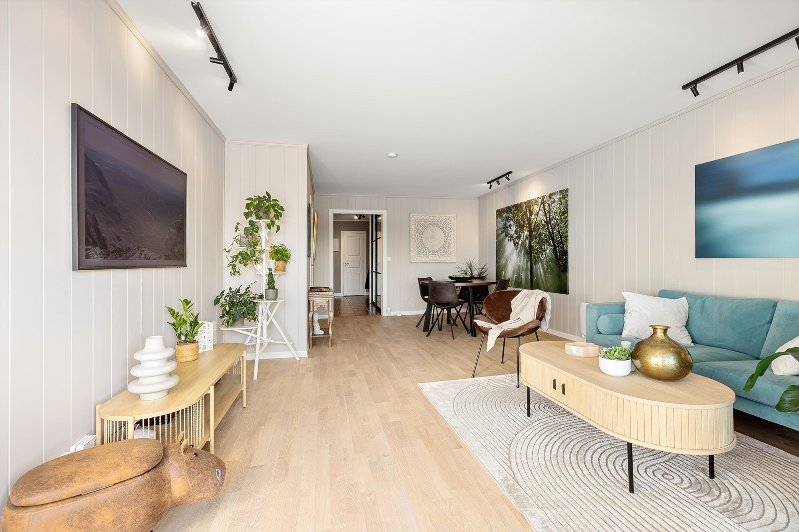 Stue/spisestue Galleribilde