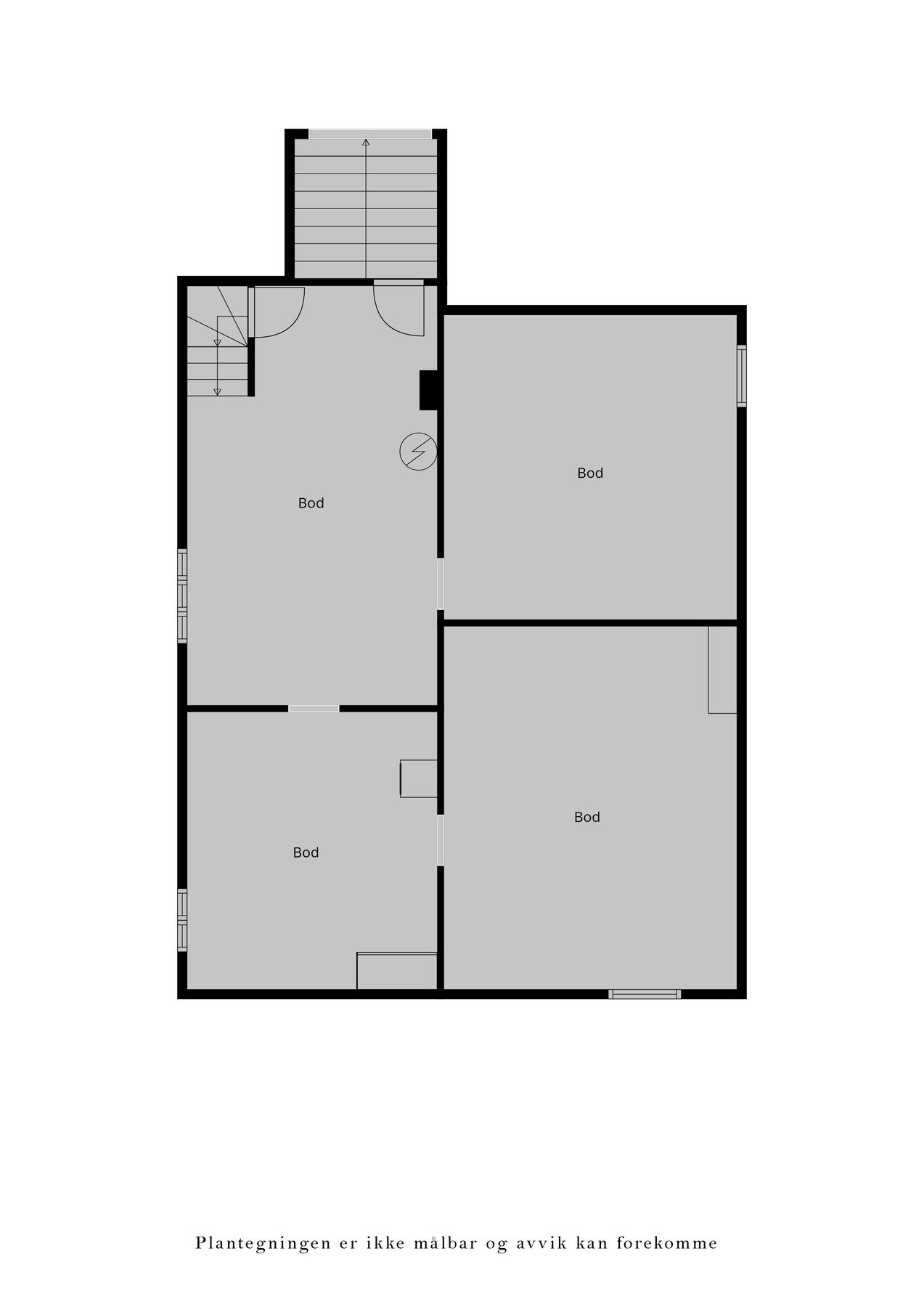 Plantegning kjeller Galleribilde