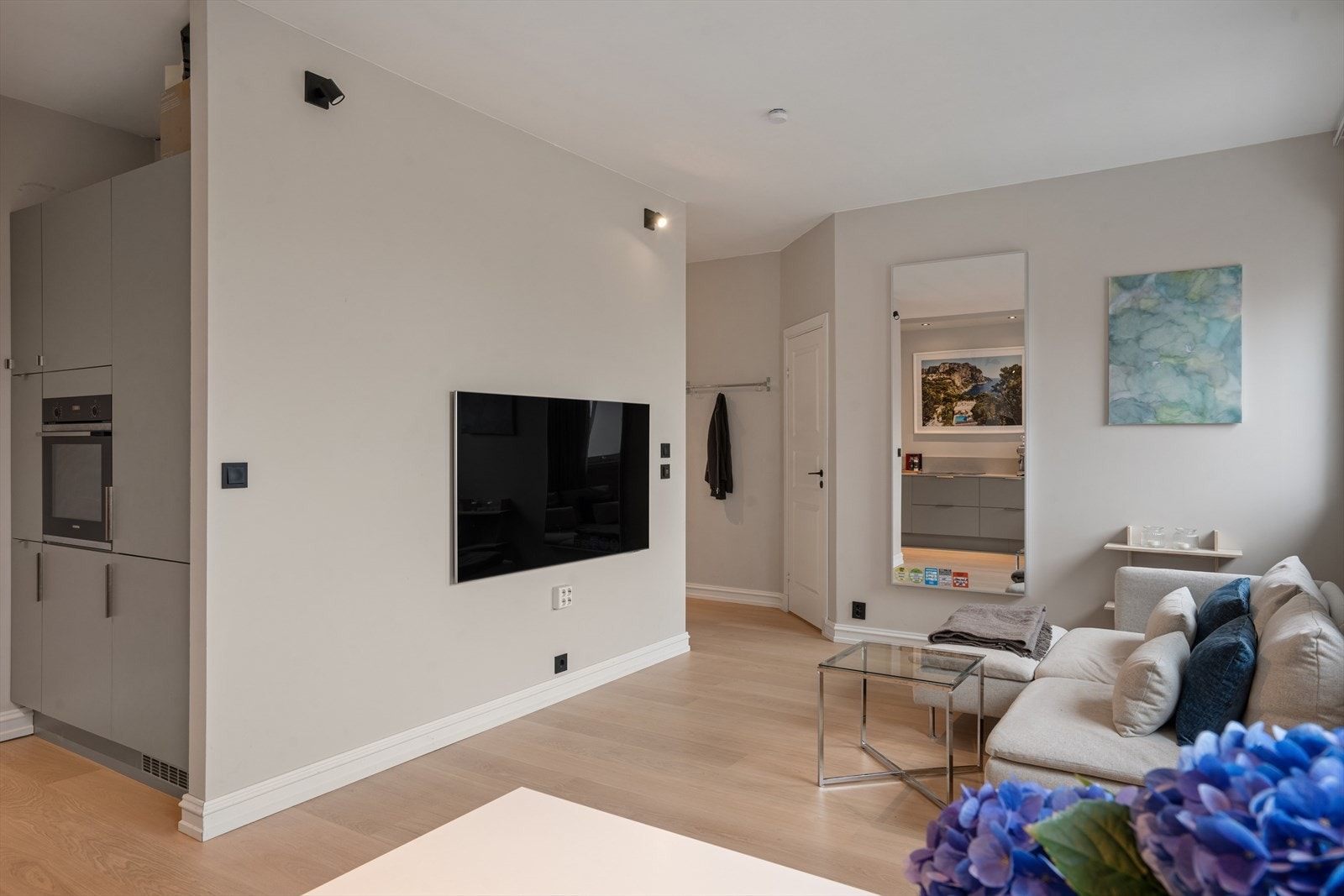 Leiligheten har en svært god planløsning. Skult elektrisk anlegg. Galleribilde