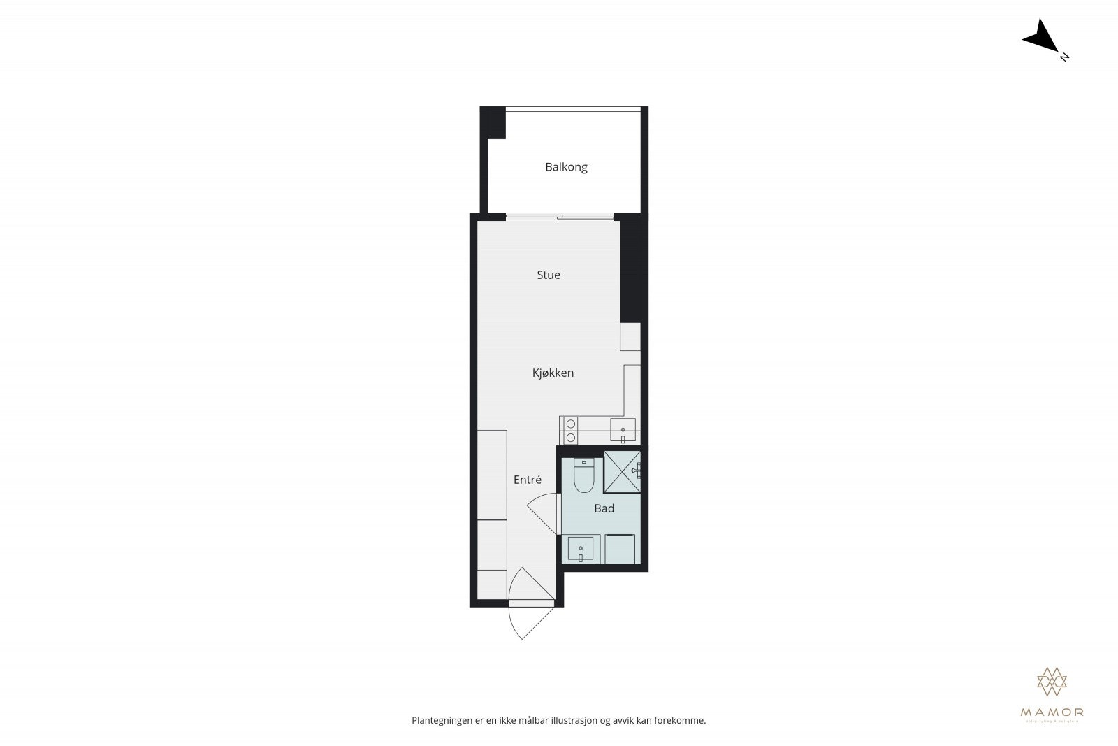 Plantegning Galleribilde