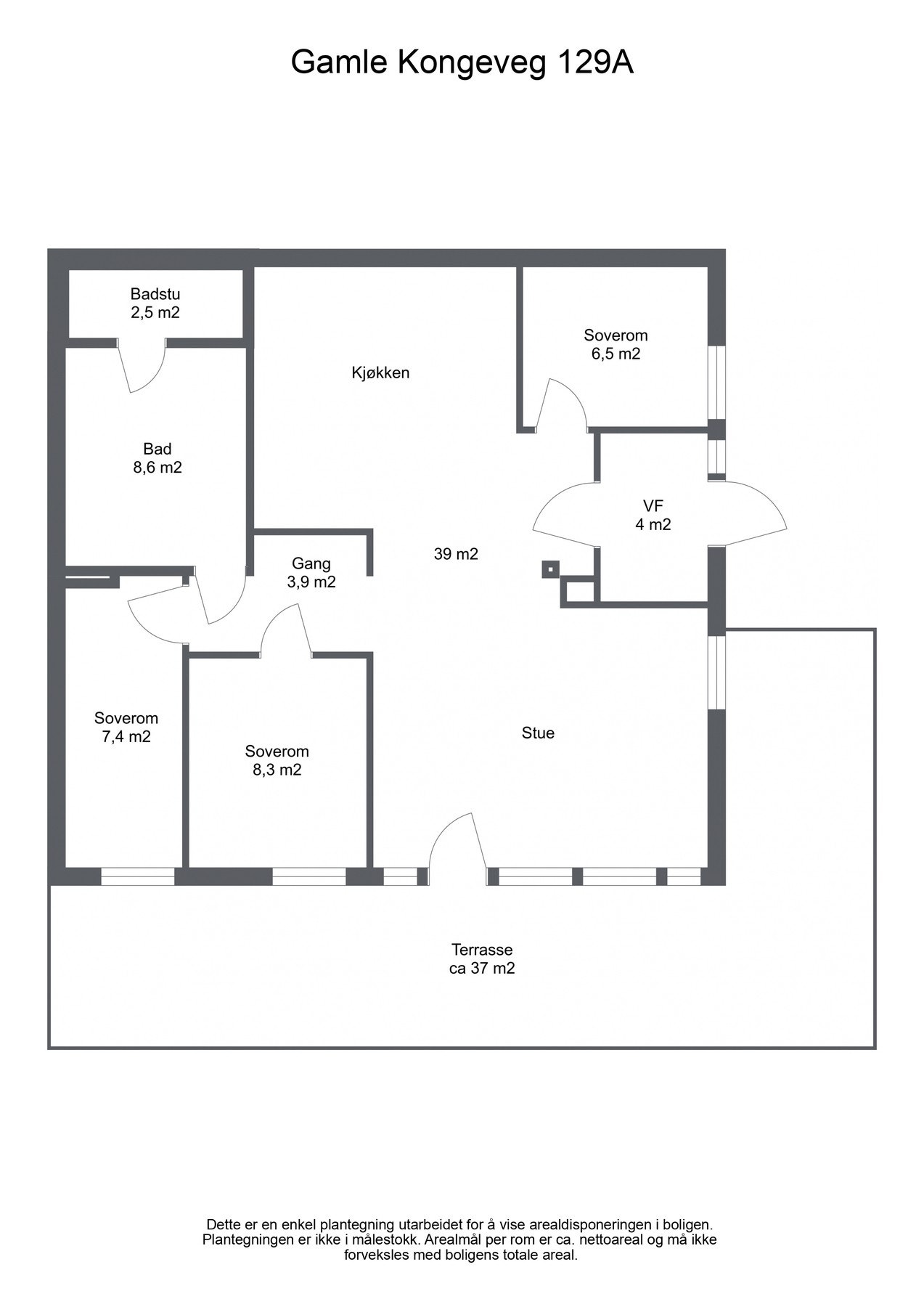 Planskisse. Galleribilde