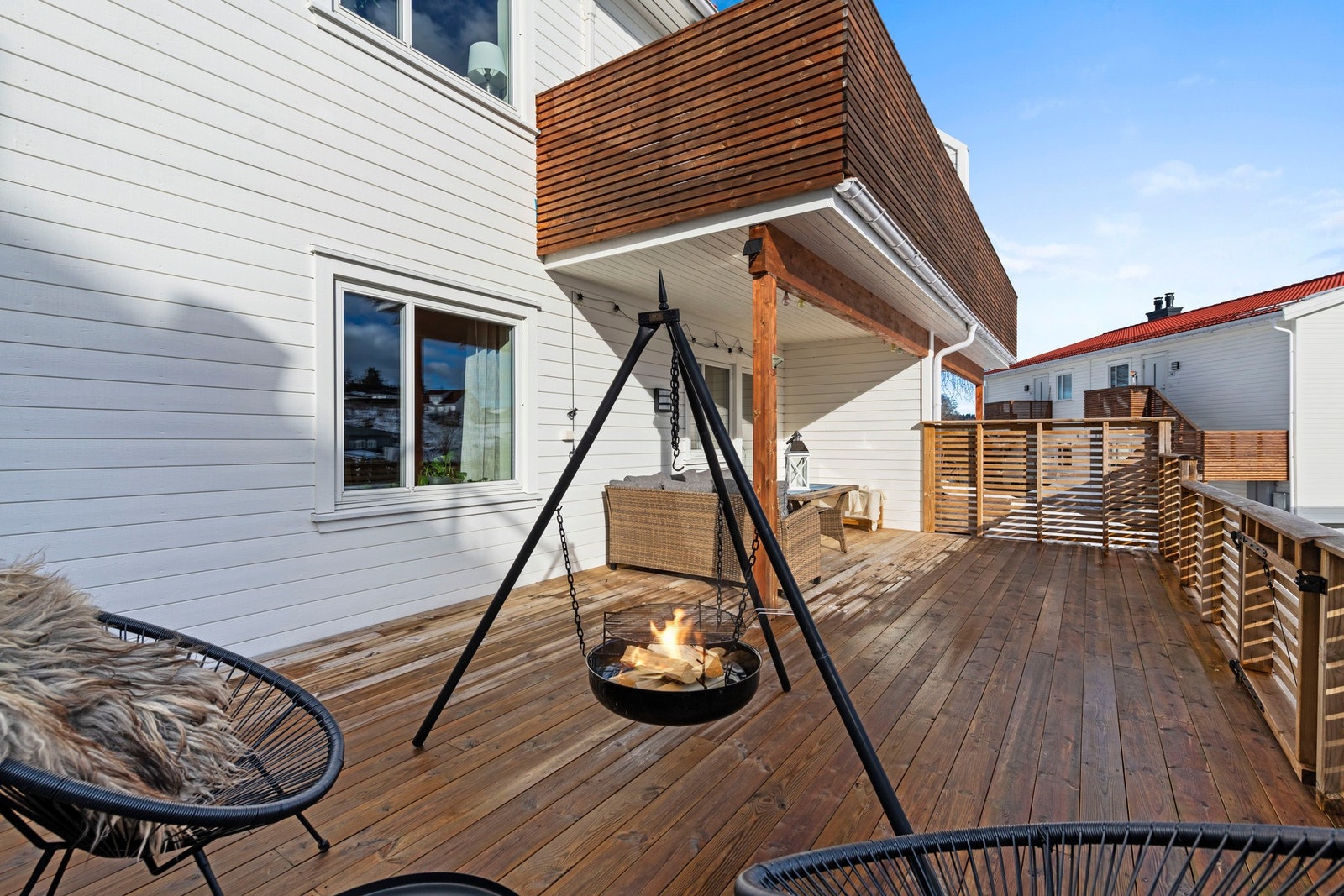 Terrasseplatting på 47 kvm Galleribilde