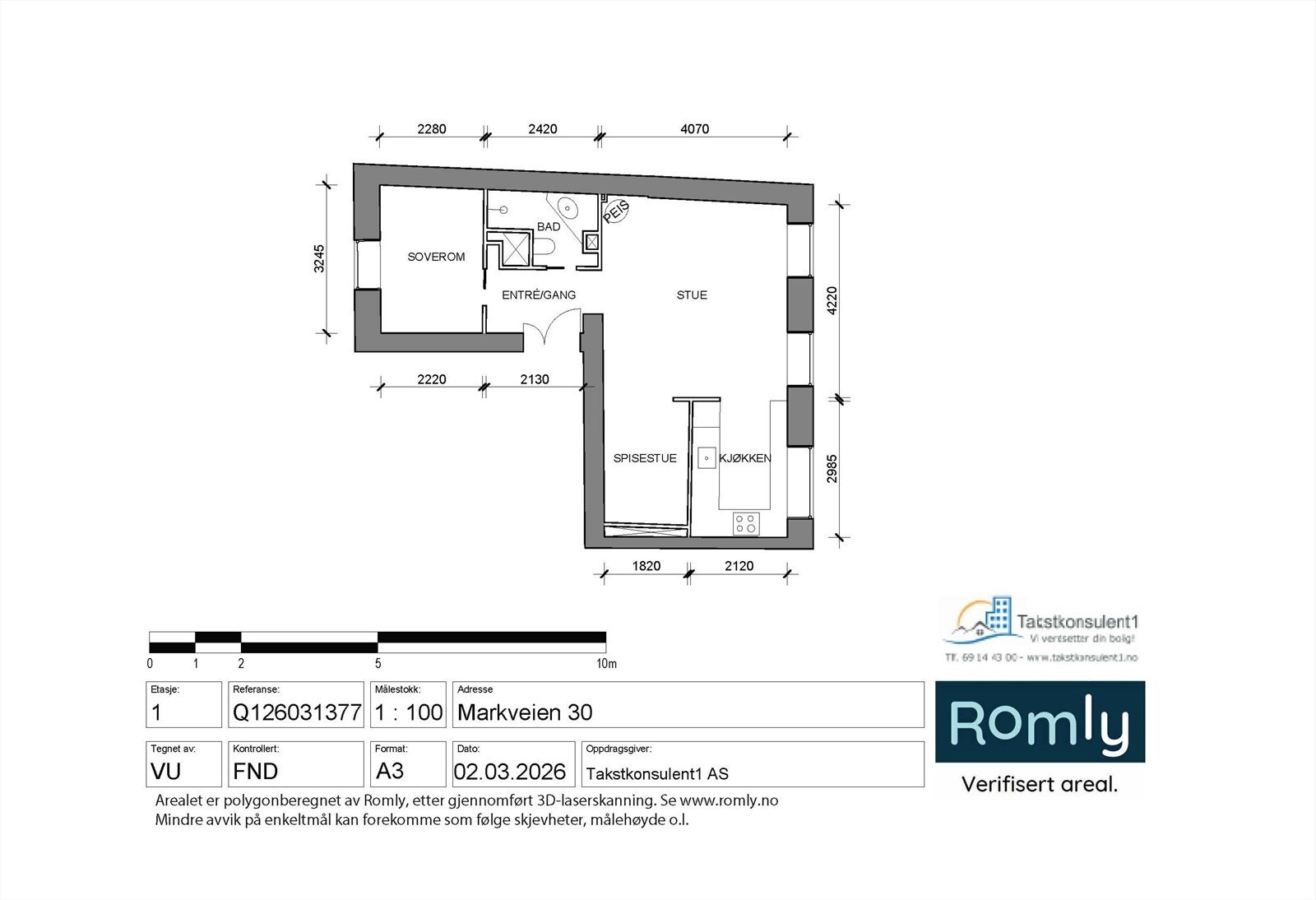 Plantegning. Galleribilde