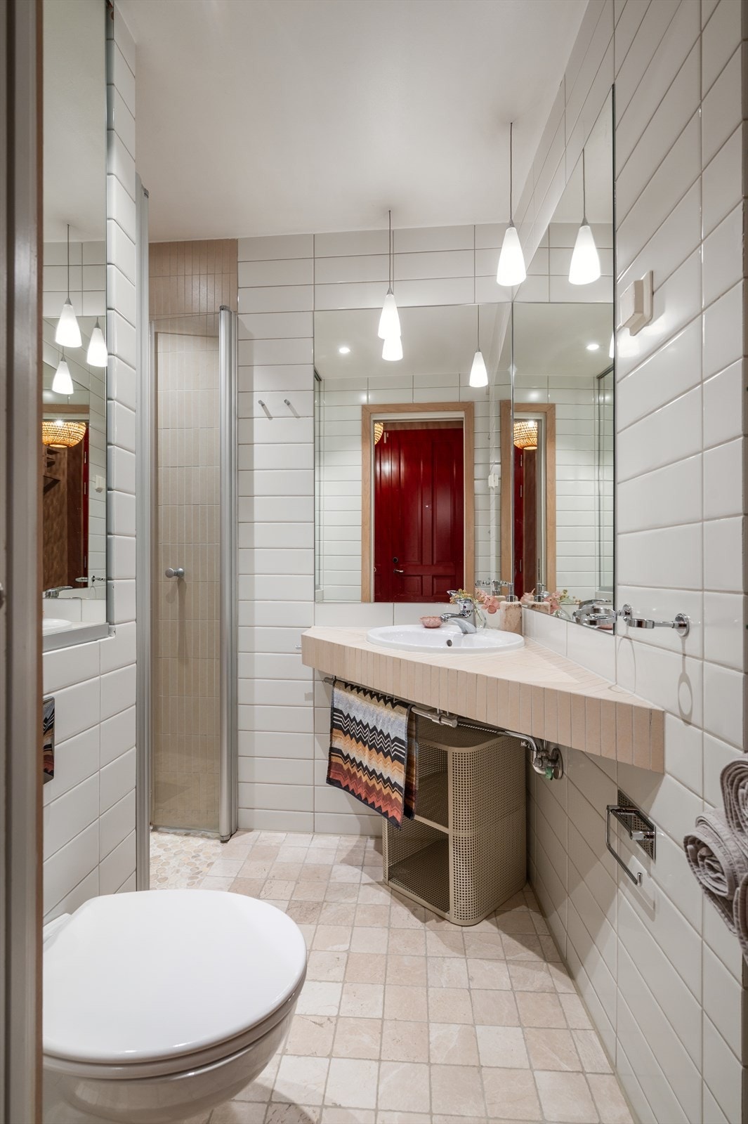 Opplegg for vaskemaskin finnes i kjellerbod. Galleribilde