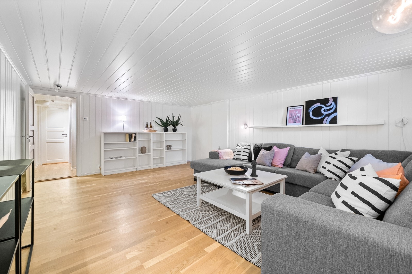 Innredet rom. Galleribilde