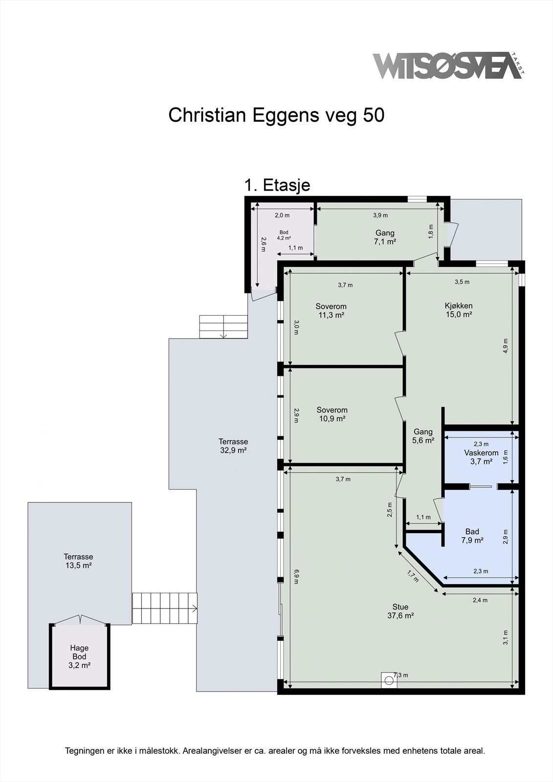 Planskisse Galleribilde