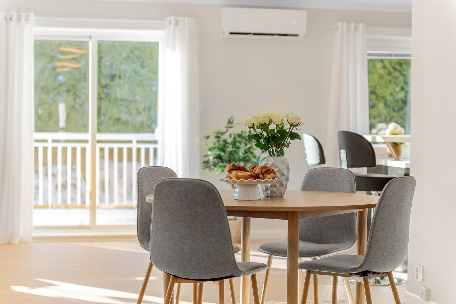 Varmepumpe i stuen. Galleribilde