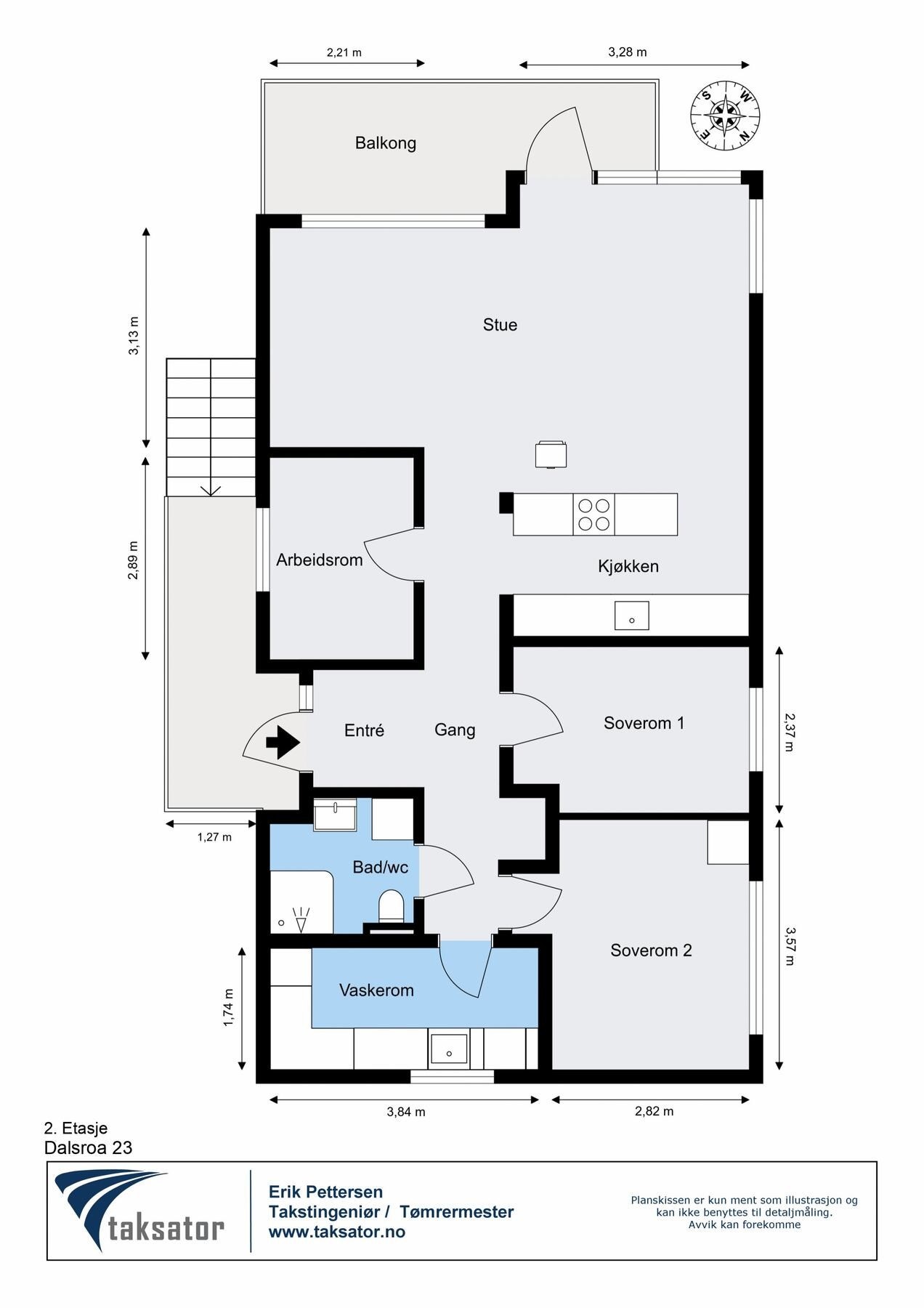 Plantegning. Galleribilde