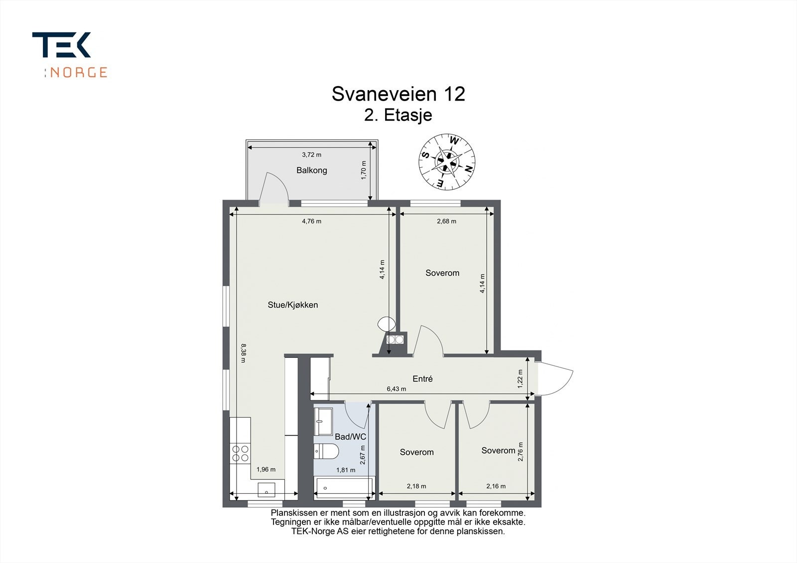 Plantegning Galleribilde