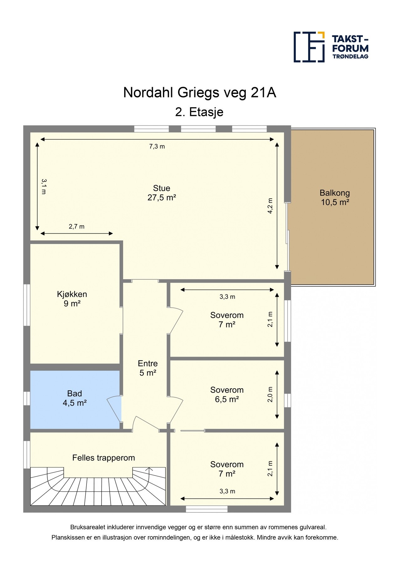 Plantegning - 2. etasje Galleribilde