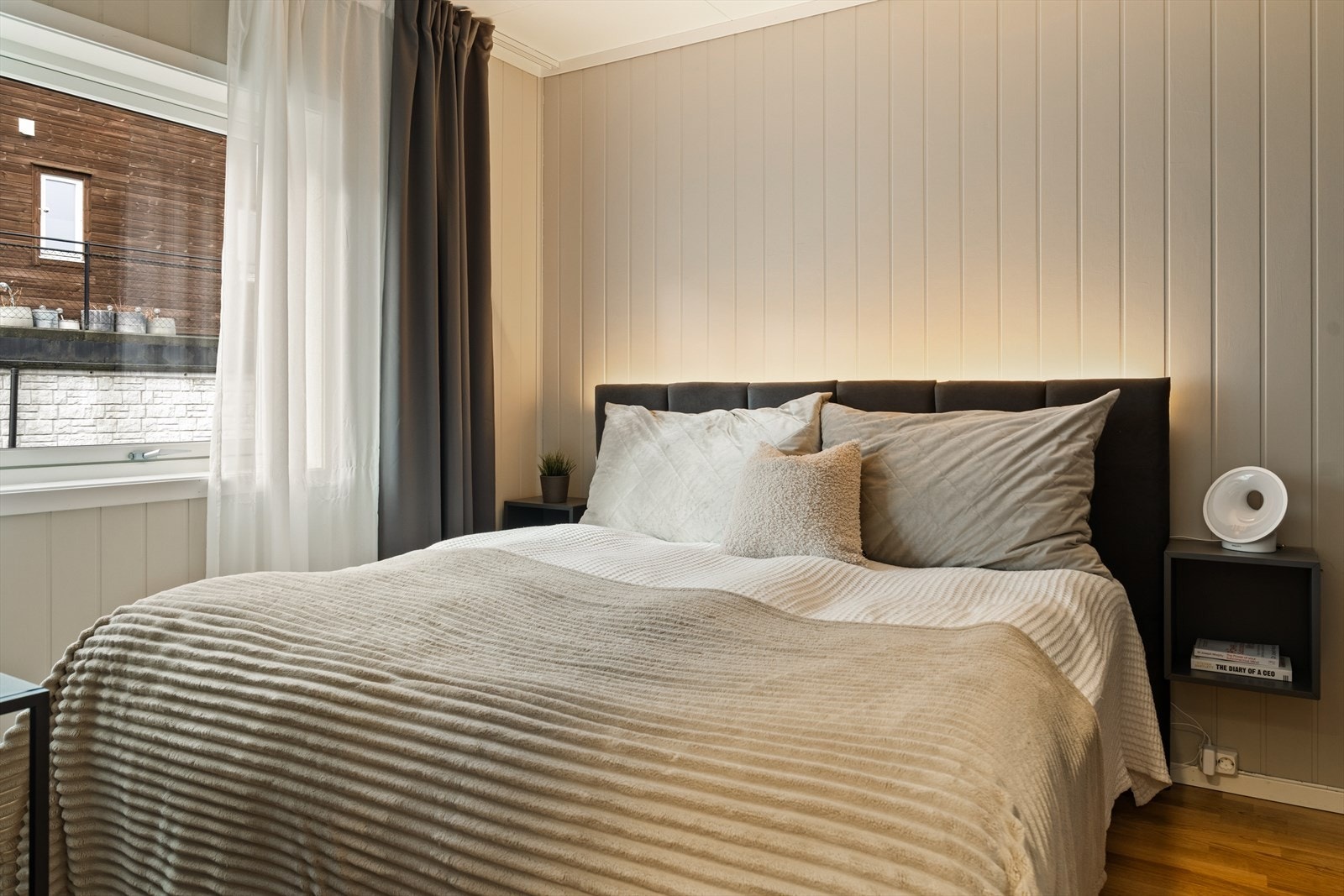 Leiligheten har to soverom Galleribilde