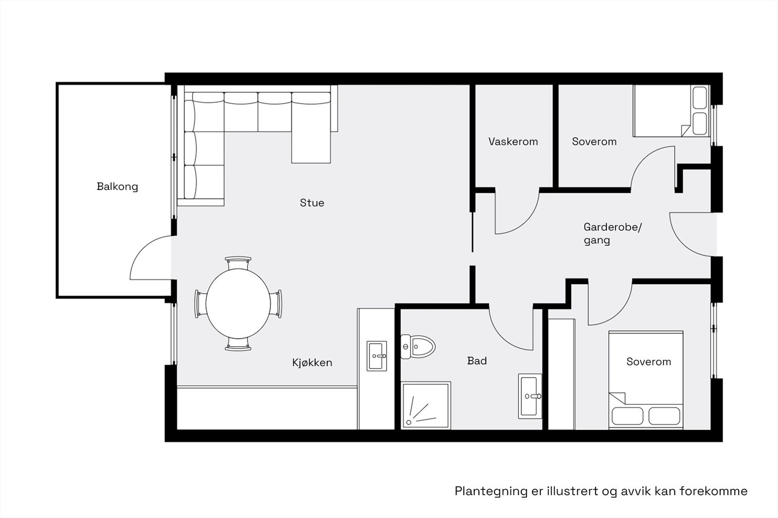 Plantegning Galleribilde
