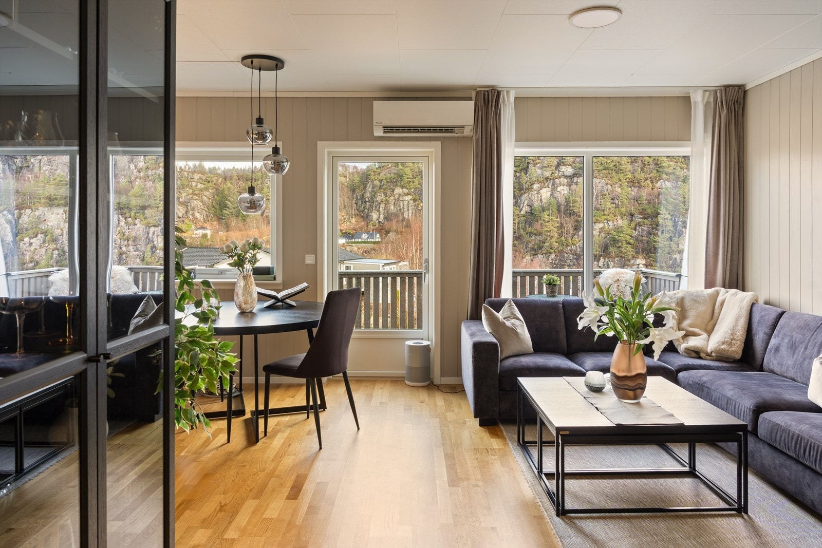 Varmepumpe i stue Galleribilde